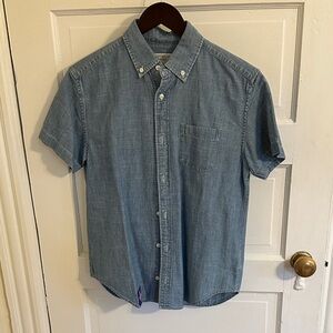Crew Cuts Chambray Kids Button Down Shirt